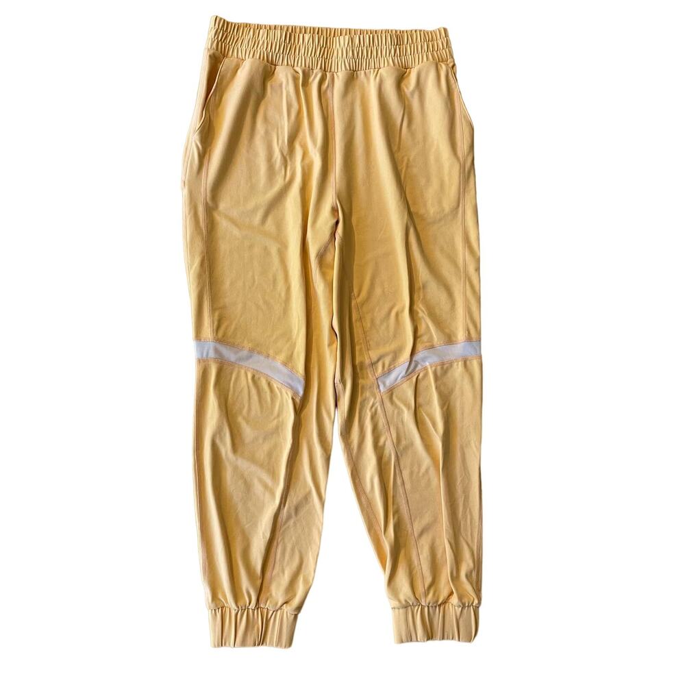 WalkPop Women's Lounge Pants Joggers Mesh Creamsicle Orange Size M NWOT